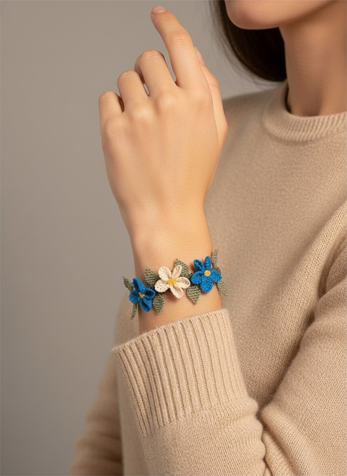 Üç Çiçek Bileklik