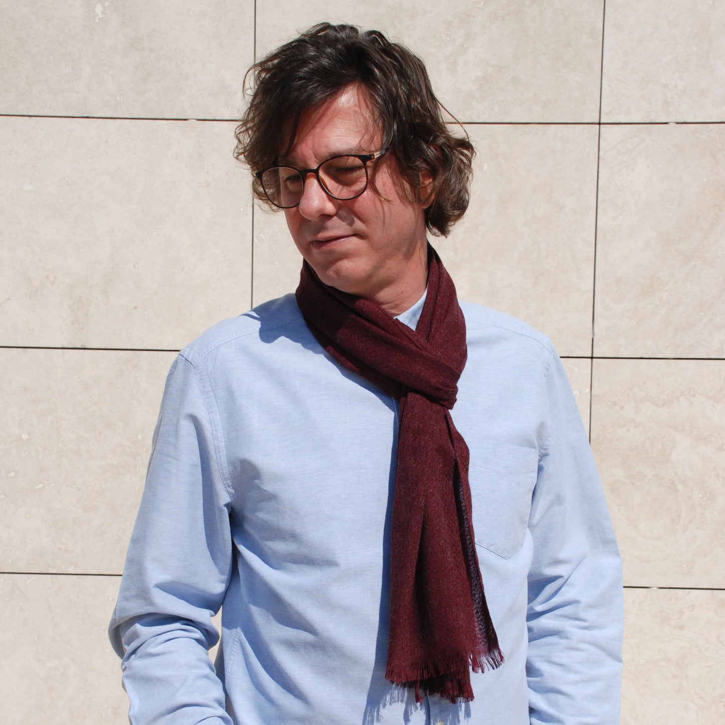 Erkek Yün İpek Atkı