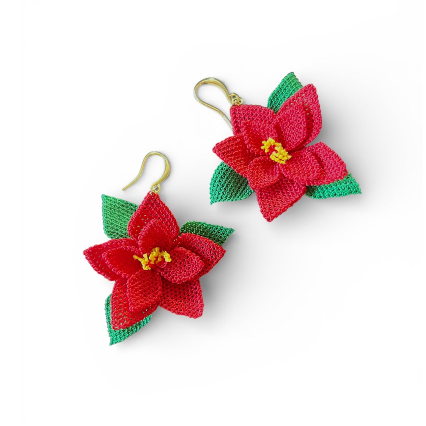 Yılbaşı Çiçeği Küpe