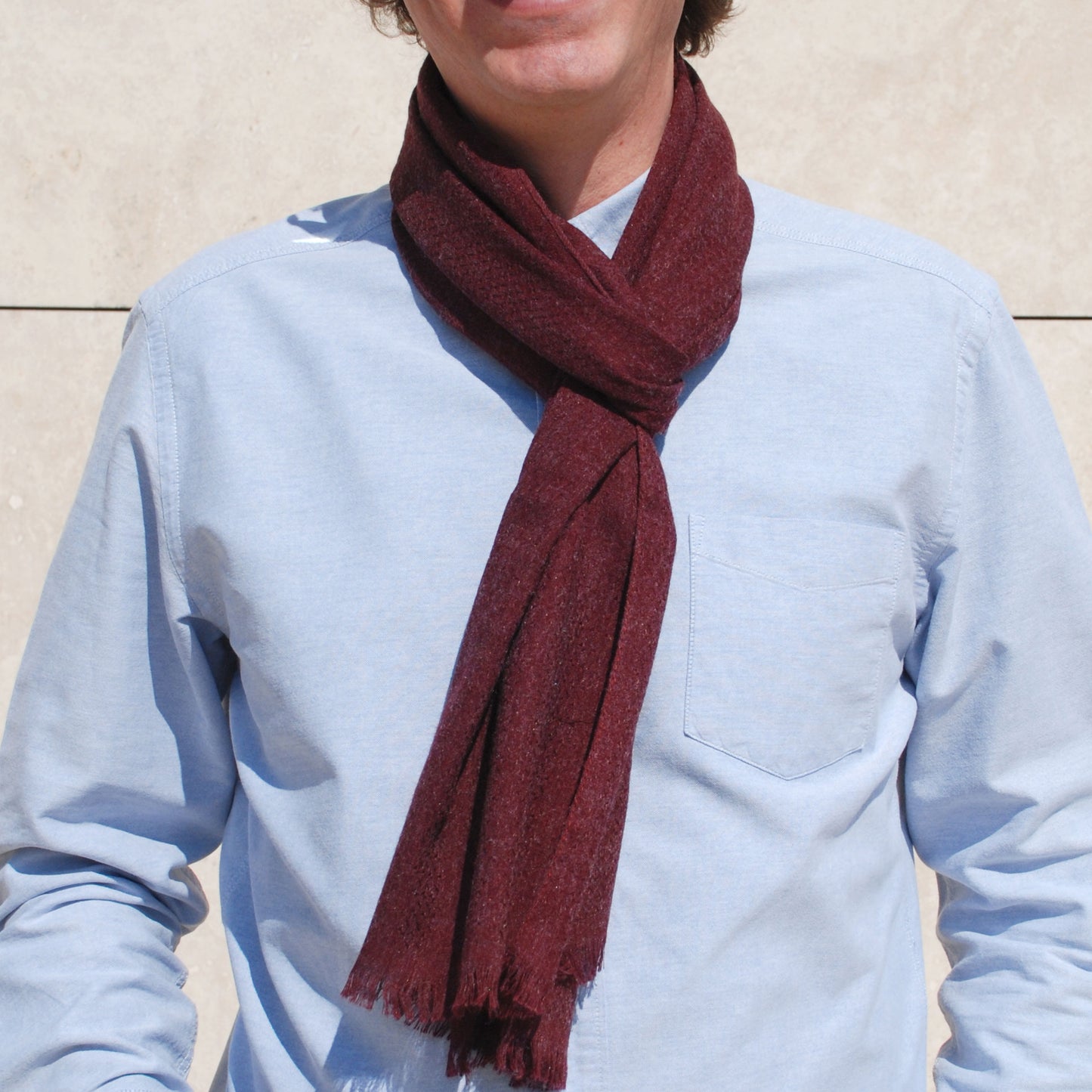 Erkek Yün İpek Atkı