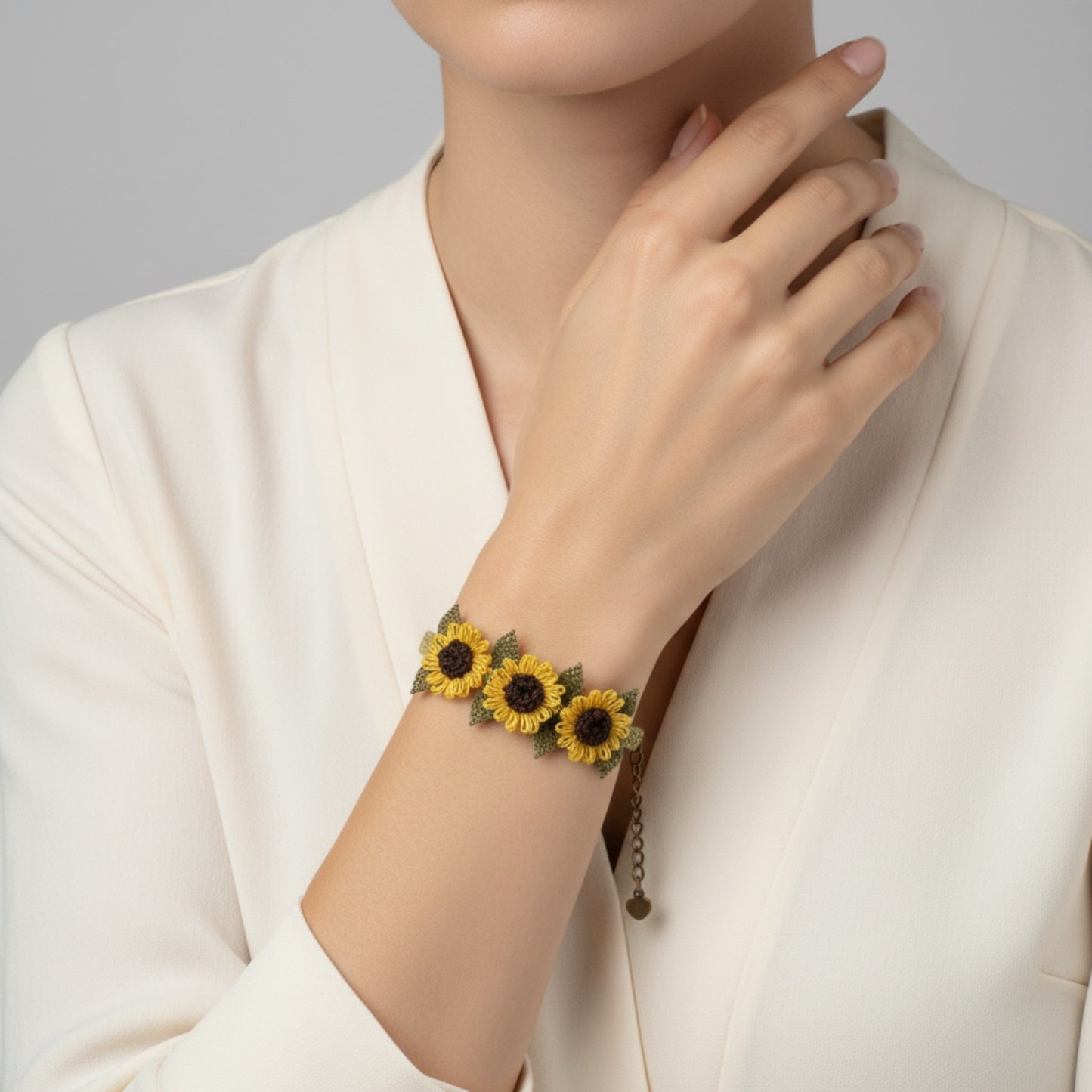 Ayçiçek Üçlü Bileklik